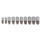 32 Piece Hex Bit Socket Set for (Metric SAE, Chrome)