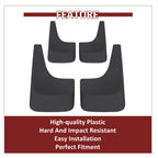 Set of 4 Mud Flaps Splash Guards for Chevy Silverado Suburban Tahoe (2001–2014)