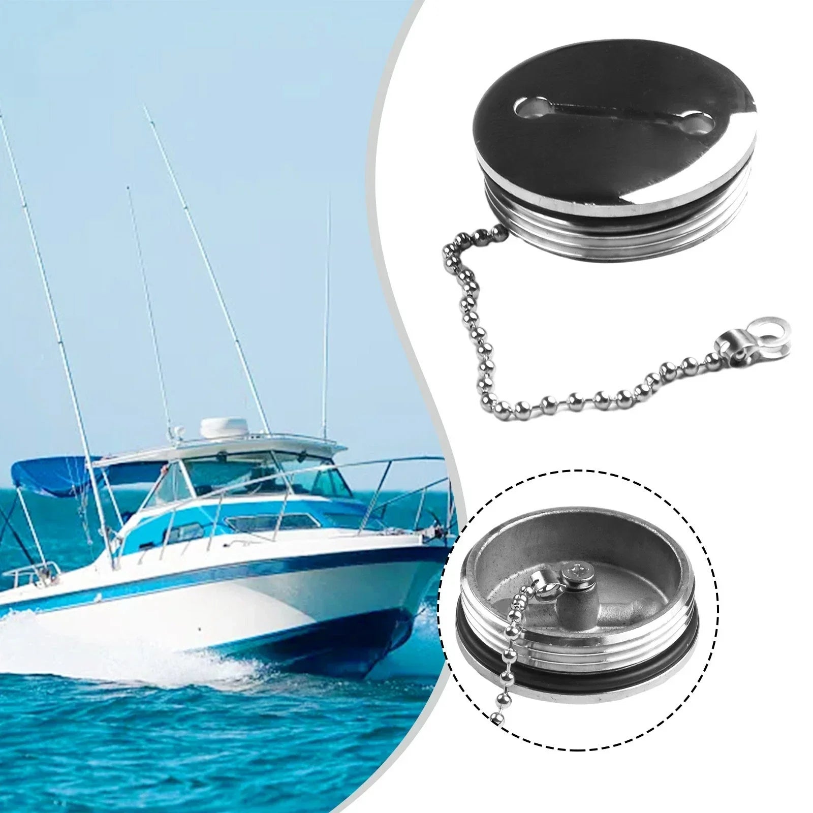 Deck Fill Cap for Boat