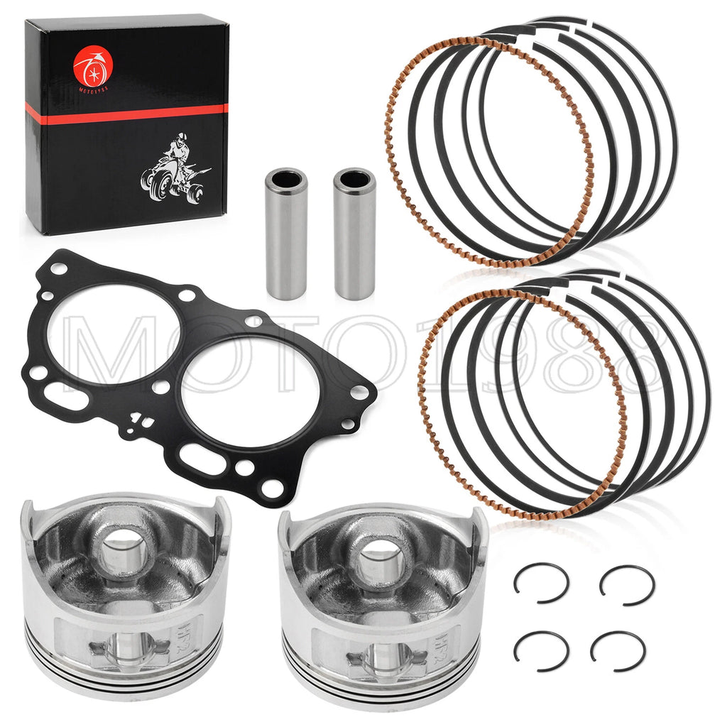 .25mm Oversize Piston Ring Rebuild Kit for EZGO Golf Cart Robin 350cc (1996–2008)