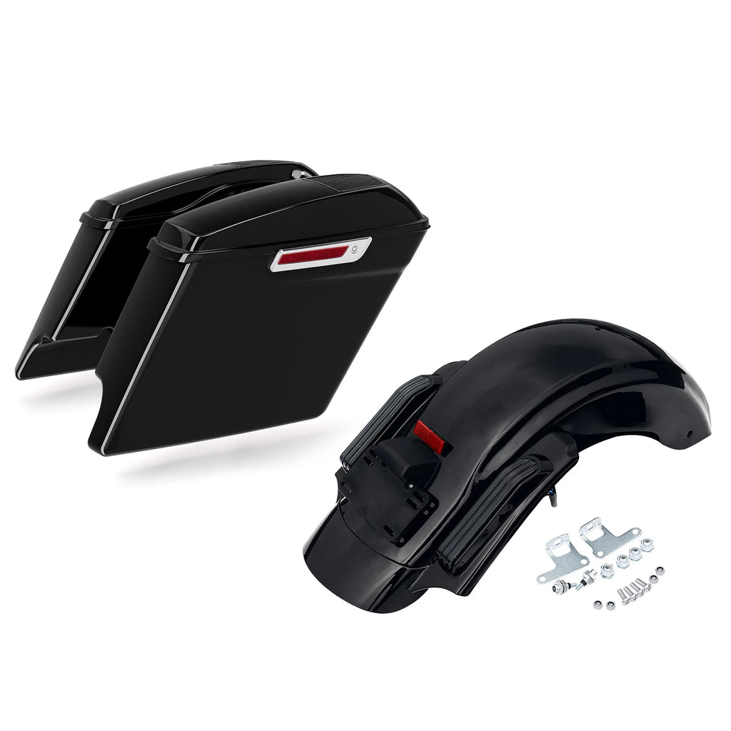 5" Stretched Saddlebags for Harley Road Glide (2014–2024) 6x9" Speaker Lid
