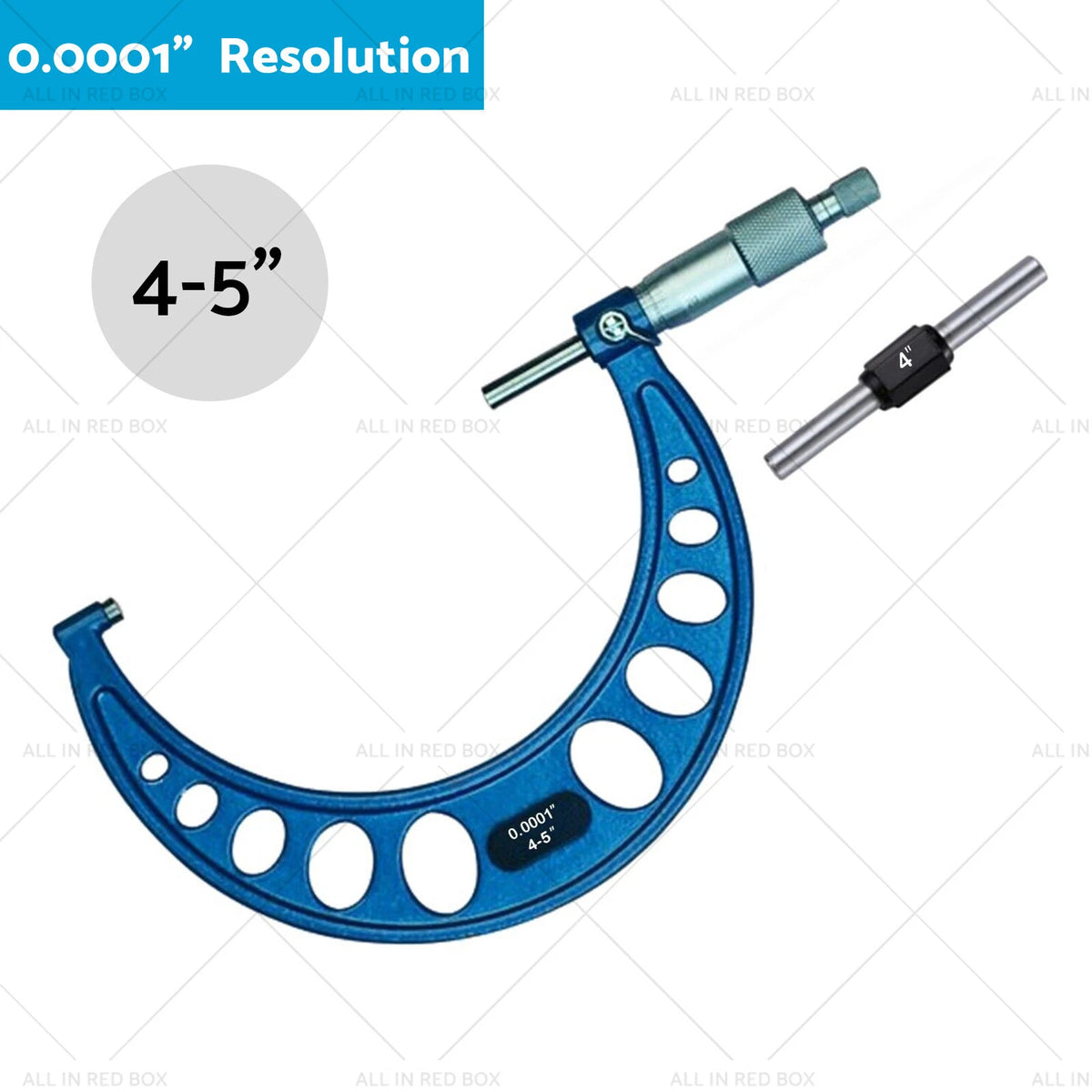 0-6" Outside Micrometer Set for Machinist Tool (Carbide 0.0001)