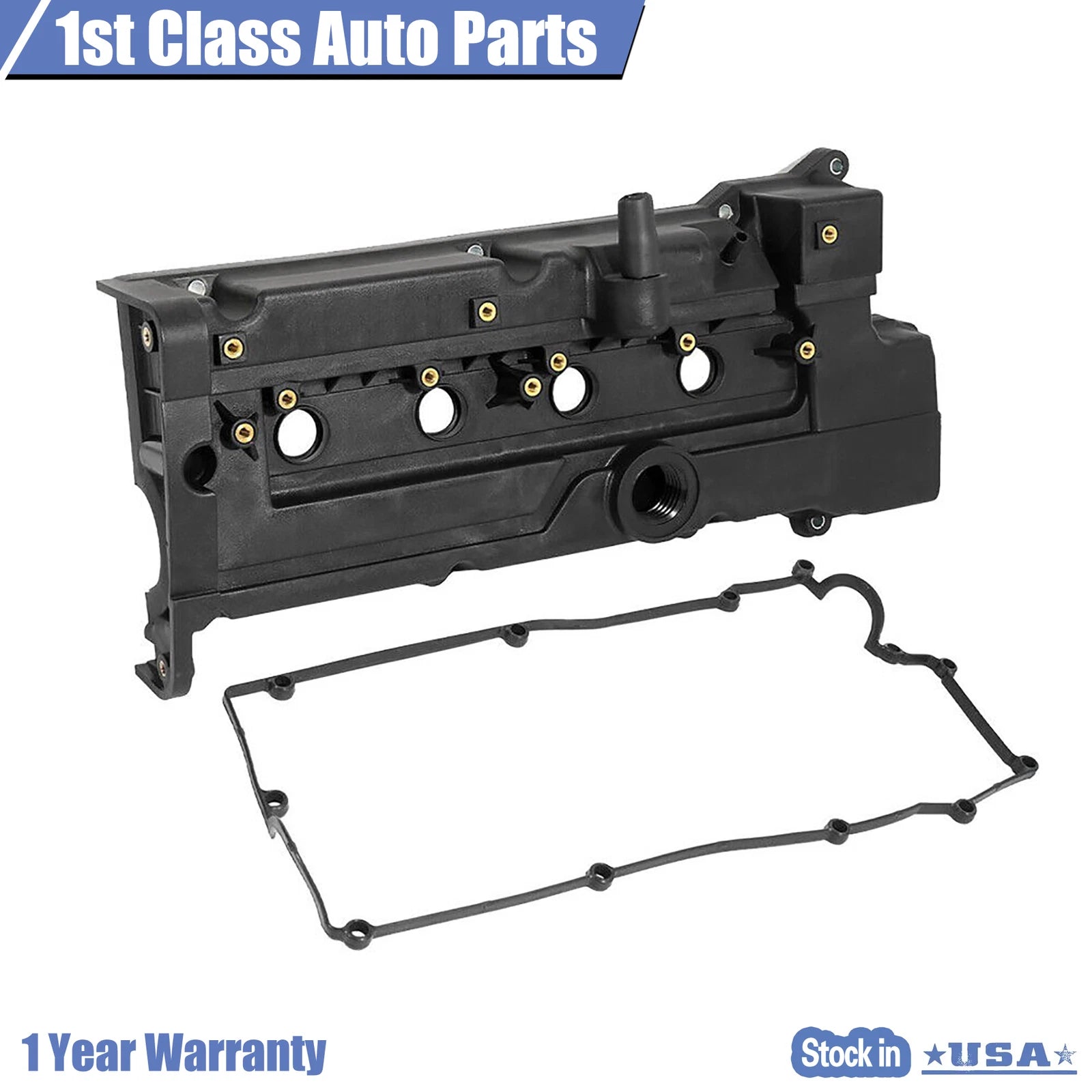 Engine Valve Cover with Gasket for Hyundai Accent Kia Rio (2006–2011)