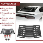 Carbon Fiber Rear Window Louvers for Dodge Charger (2011–2023)