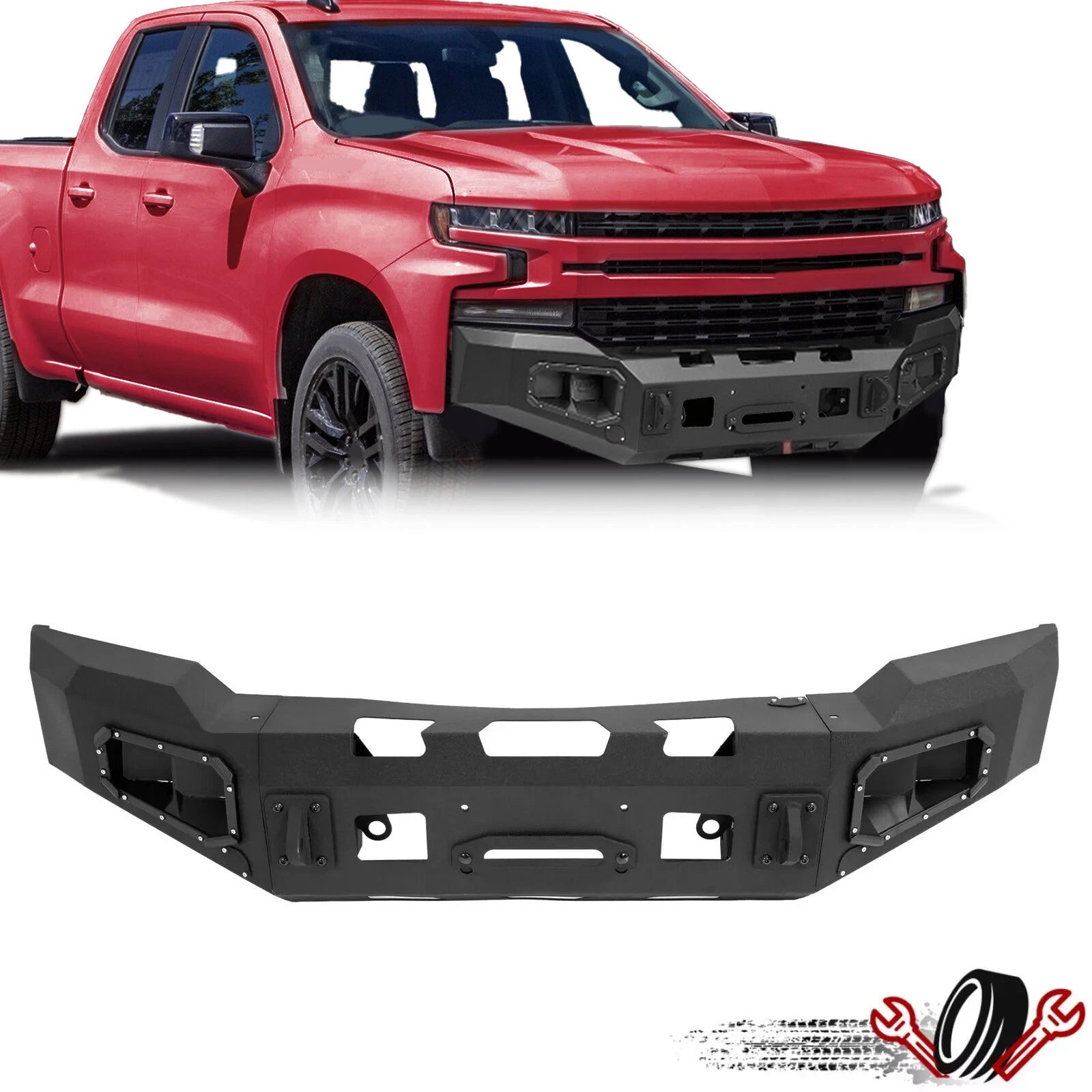Off-Road Full Width Front Bumper for Chevrolet Silverado 1500 (2019–2022)