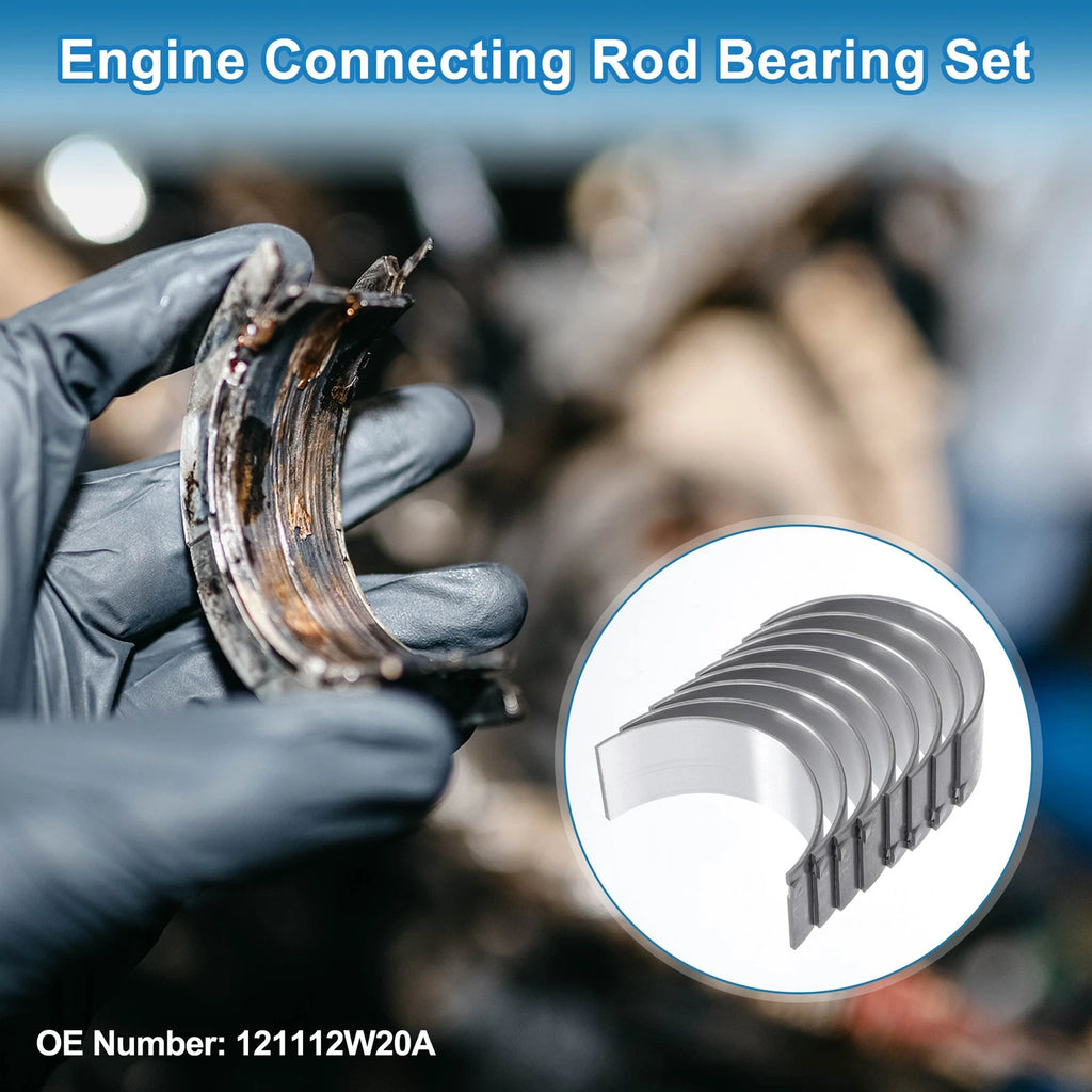 Set of 8 Connecting Rod Bearing No.121112W20A for Nissan Caravan (1999–2012)