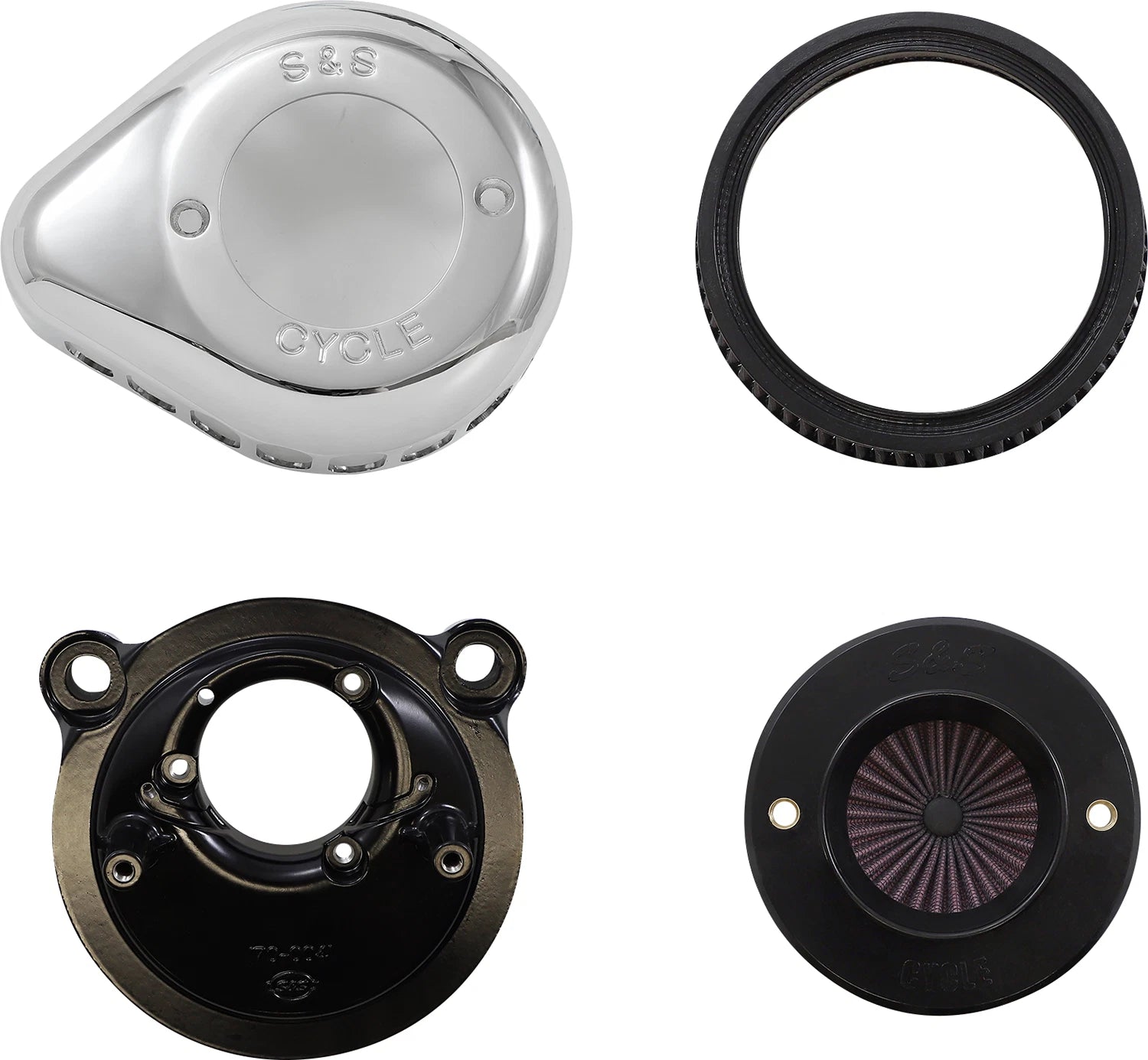 S&S Air Stinger Stealth Air Cleaner Kit for Harley Sportster (2007–2022)