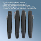 Set of 4 Black Door Handles for Chevy GMC Tahoe Yukon Sierra (2007–2014)
