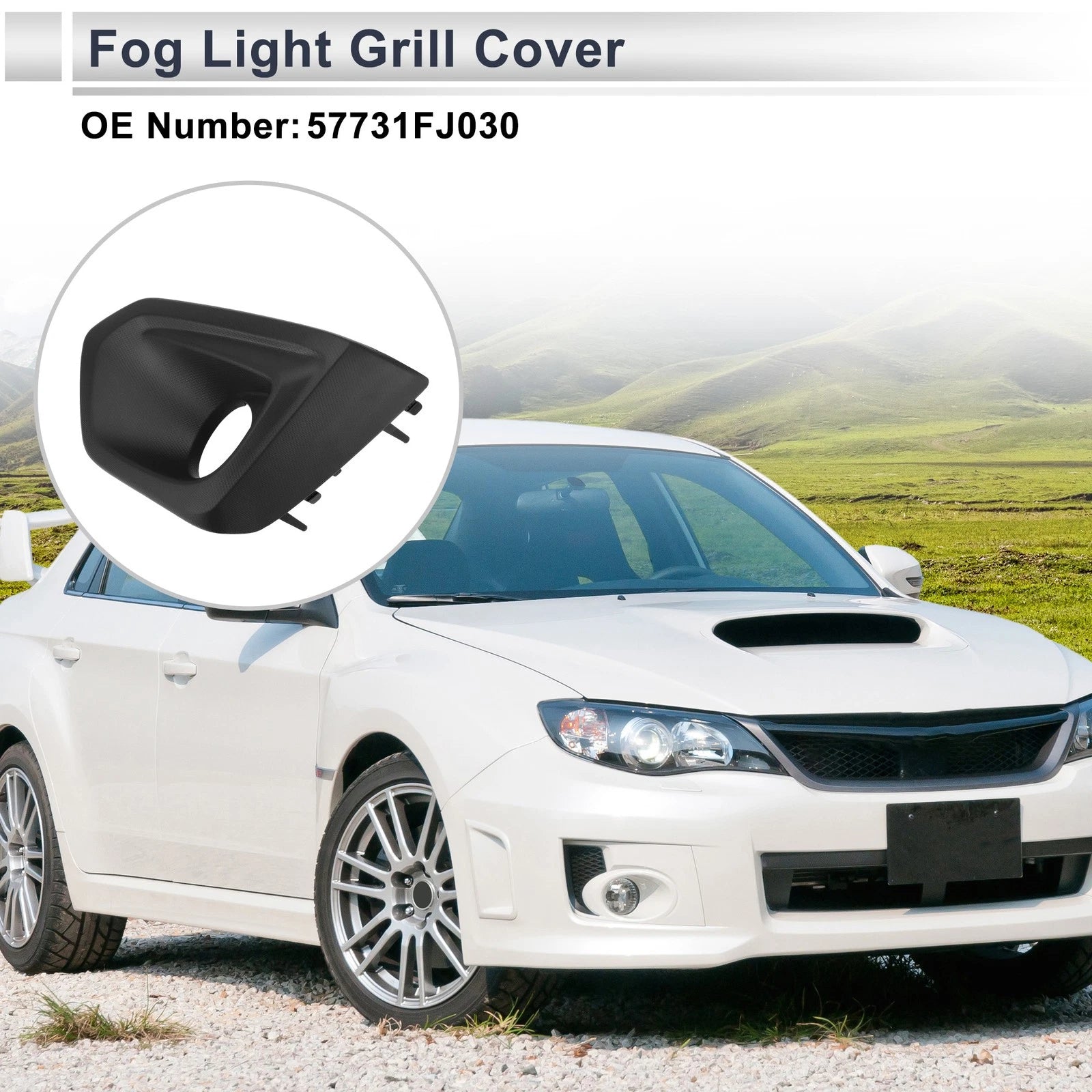 1 Pc Fog Light Grill for Subaru Impreza (2012–2014) No. 57731FJ030
