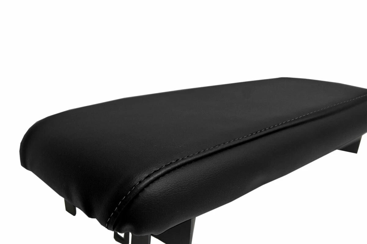 Console Lid Armrest Cover for Toyota Prius (2016–2020) Black PVC Leather