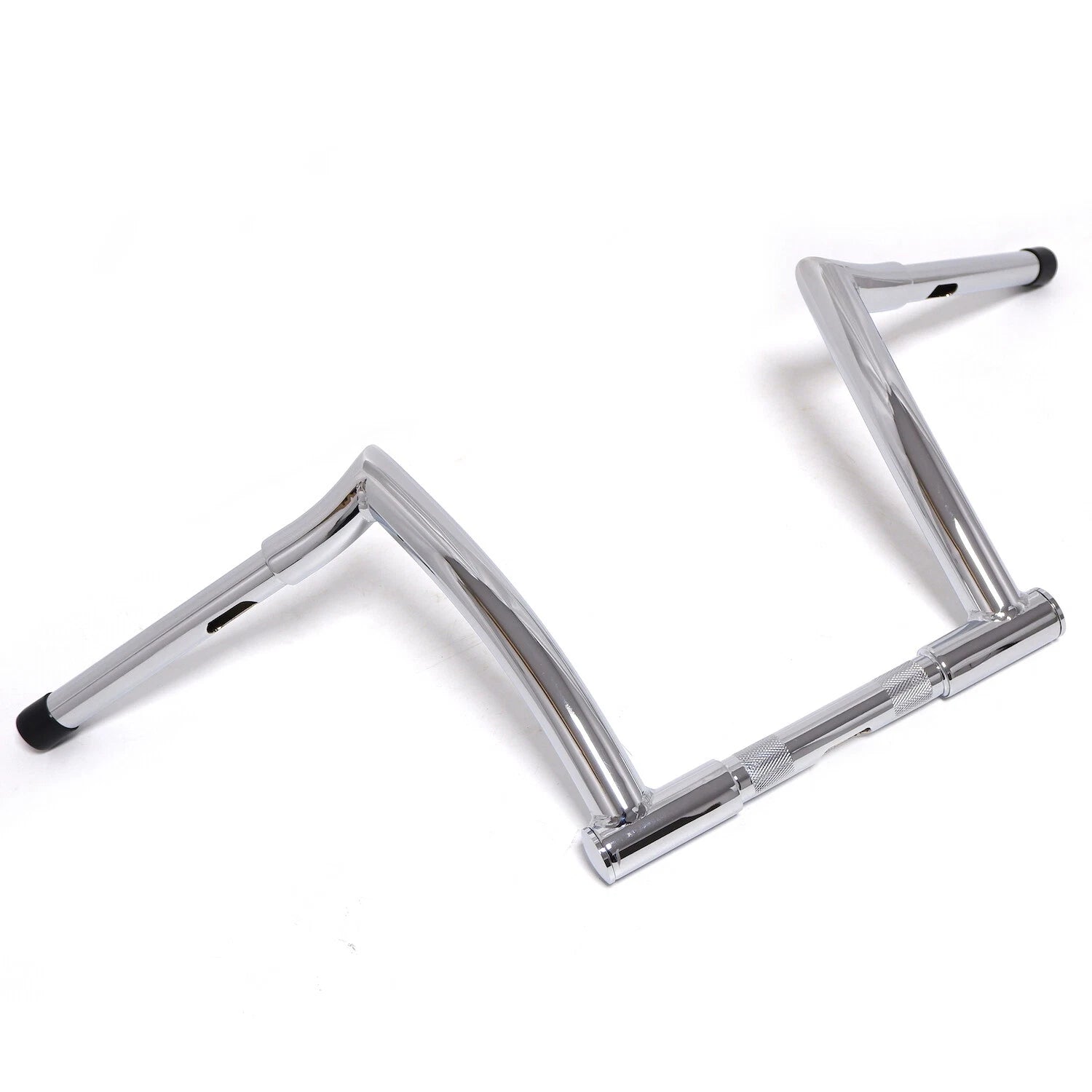 10'' Chrome Chizeled Z-Bar Handlebars for Harley FLD (2012–2016) FXDB (2013–2017)