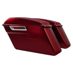 Hard Saddlebags for Harley Road Street Glide (2014–2024) Velocity Red Sunglo