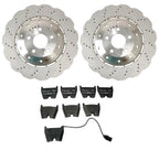 Disc Brake Pad and Rotor Kit for (365mm, Wavy)