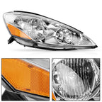 Set of 2 Headlight Assemblies Chrome Housing for Toyota Sienna (2006–2010)