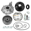 Rear Brake Drum Hub Plate Cover Shoes Kit for Honda Rancher 350 TRX350 (2000–2006)