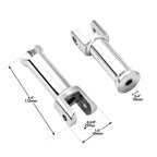 Driver & Passenger Footpegs Mount Bracket for Harley Street Bob (2018-2025)