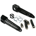 Black Front Footrests Pegs for Kawasaki Ninja 650R Z1000 (2006-2013)