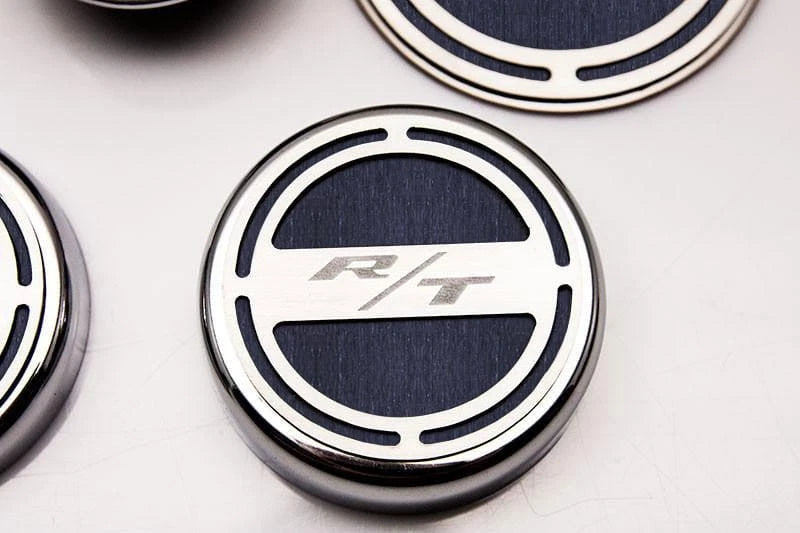Fluid Cap Covers 13pc R/T Etched Style for Dodge Challenger (2008–2019)