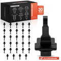 30Pcs Nylon Roof Garnish & Pillar Post Trim Clip for Toyota 