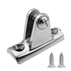 Concave Base Hinges for Bimini Tops (Marine Grade 316 Stainless Steel)