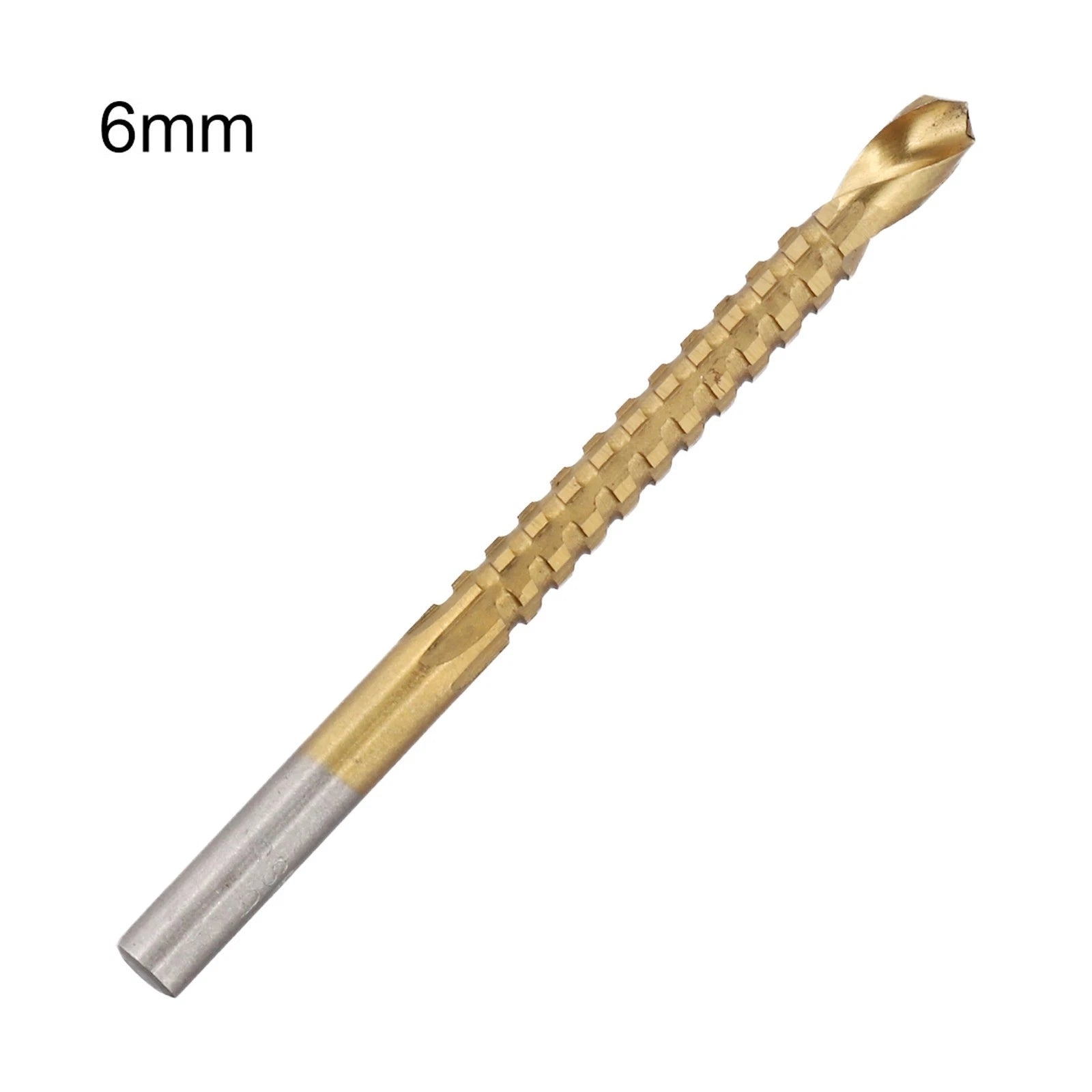 Set of 6 HSS Coated Drill Bits for Wood Metal Plastic