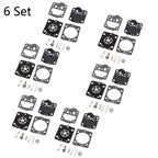 Set of 6 Carburetor Diaphragm Kit for Husqvarna 235 236 240 435 (Zama RB-149)