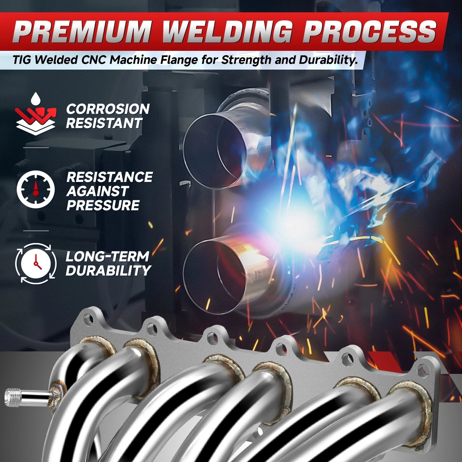 Full LED Third Tail Brake Light for Jeep Liberty (2002–2007)