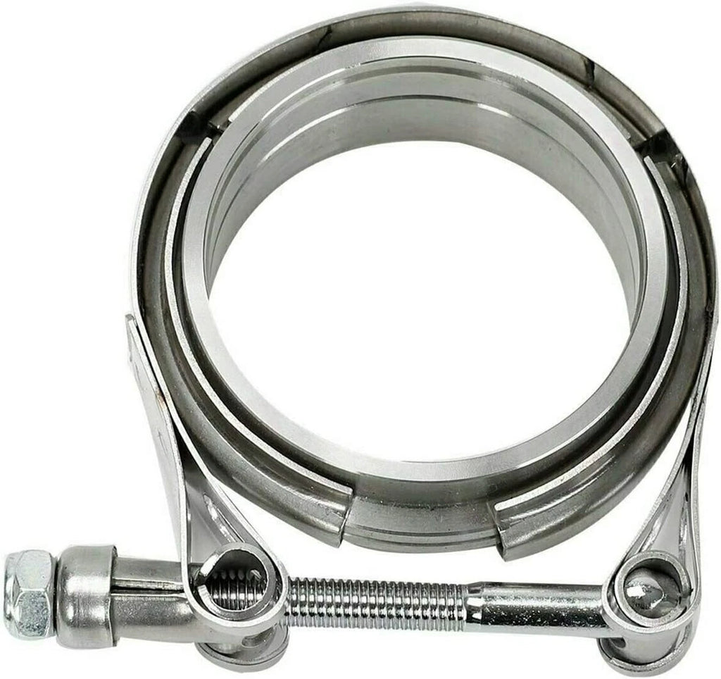 2X V-Band Turbo Pipe Exhaust Clamp for Universal 3" Stainless Steel (Vband)