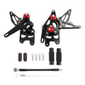 Adjustable Rearset for Suzuki GSX-R 1000 (2007–2008) - Aluminum Black