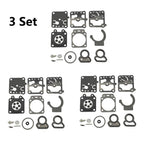 Set of 3 Carburetor Gasket Repair Kits for Walbro K10-WZ K1-WZ WZ Series