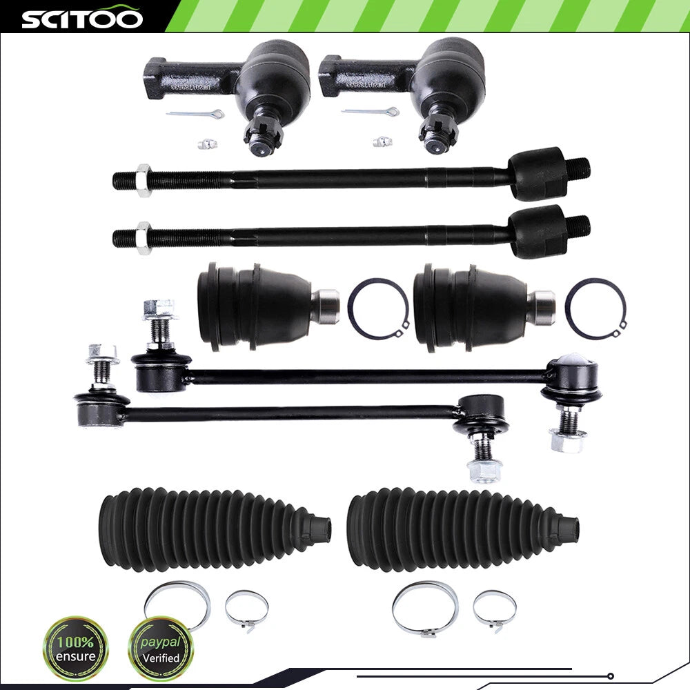 Front Lower Outer Inner Tie Rod Sway Bar Linkage Ball Joint for Hyundai Santa Fe