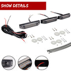 3X Smoke Amber LED Grille Running Light Kit for Tundra (2014–2021)