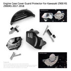 Engine Guard Sprocket Chain Case Stator Cover for Kawasaki Z900RS (2017–2018)