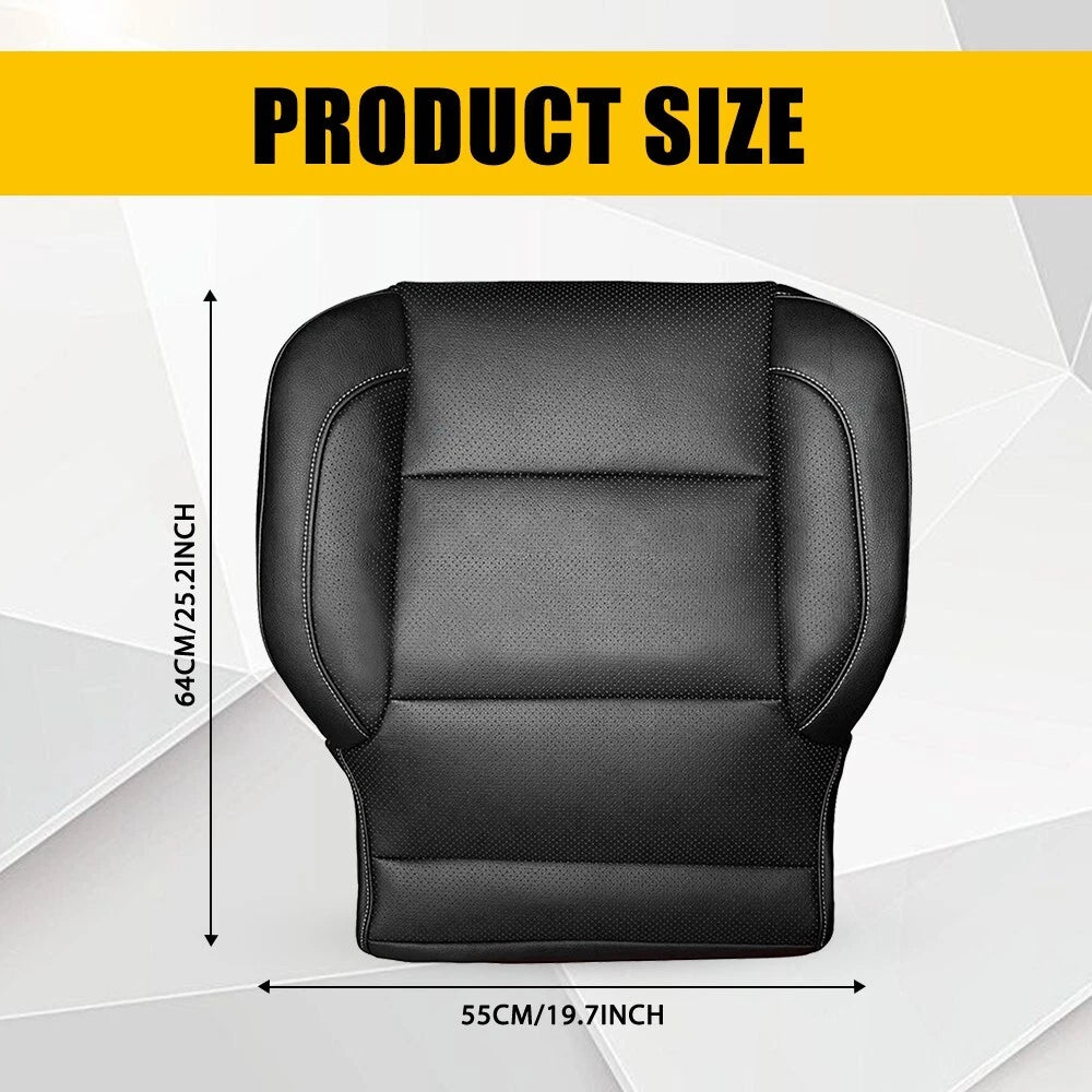Leather Seat Cover for Chevy Silverado LTZ (2014–2019) - Driver Side Bottom