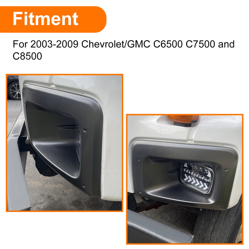Headlight Bezel Trim Left Driver for Chevrolet C6500 C7500 C8500 (2003–2009)