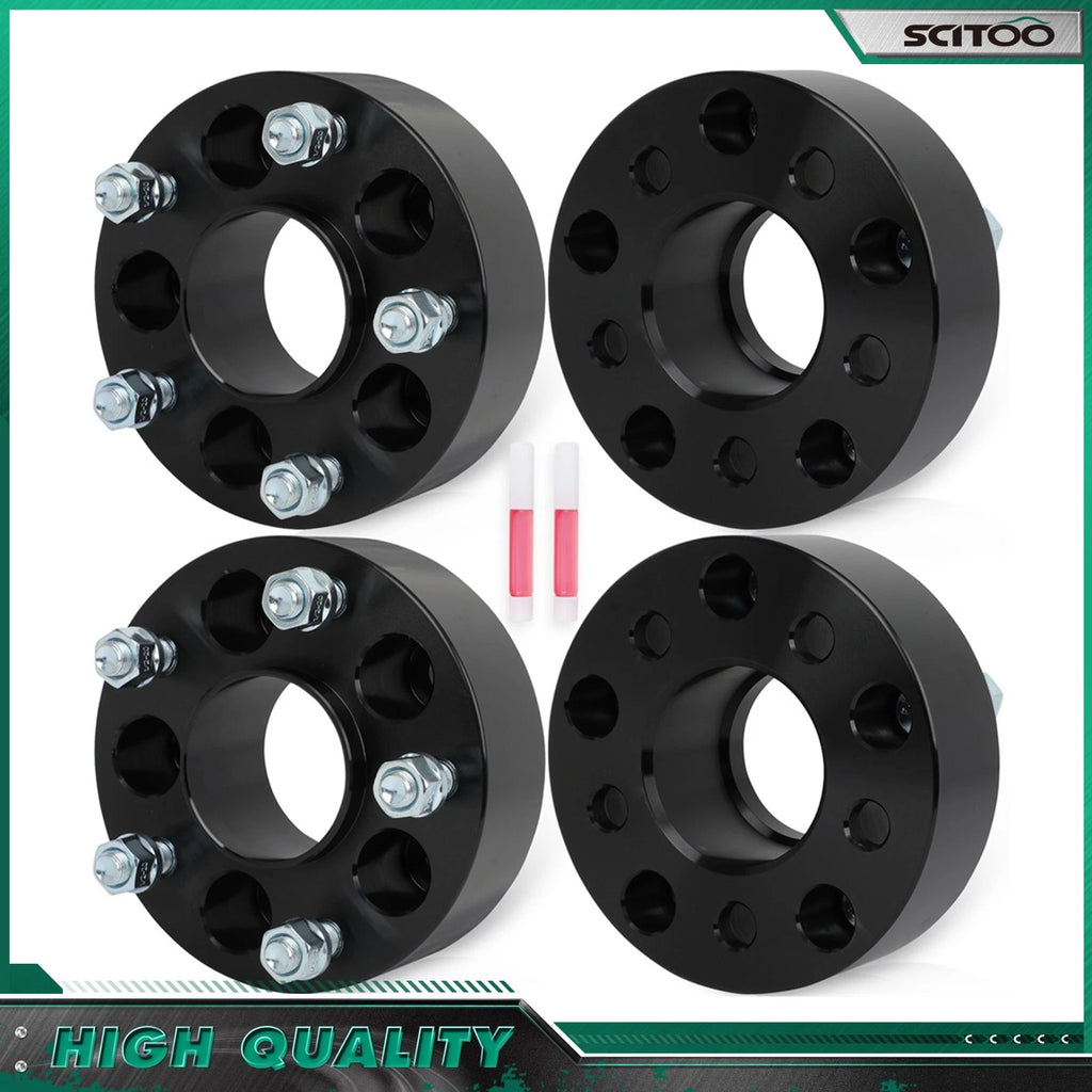 4X 2" Hub Centric Wheel Adapters 5x4.5 to 5x5 1/2"-20 for Ford Mustang (1994–2014)