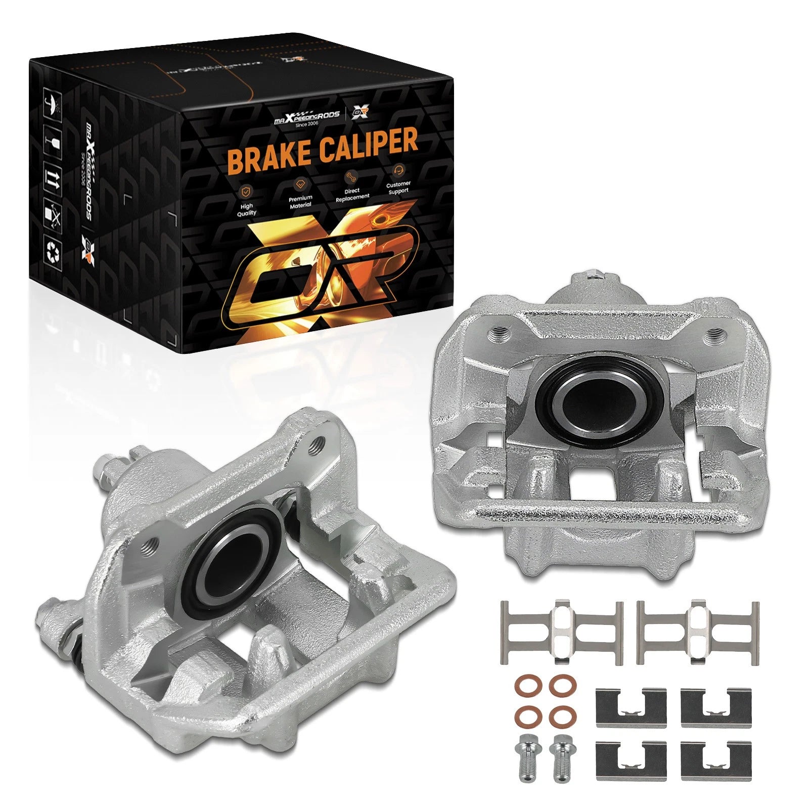 Rear Brake Caliper Kit with Bracket for Acura TL (1999–2008) 19-B2589 19-B2588
