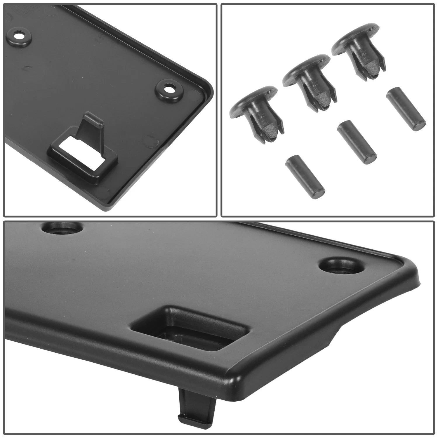 Front License Plate Tag Mounting Bracket for Ioniq Hybrid/Plug-In (2017–2022)
