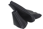 Leather Automatic & Brake Boot Set for Volvo S60 S80 V70 (2001–2005)