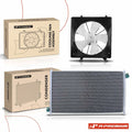2Pc AC Condenser & Cooling Fan Assembly Kit for Honda Accord (1998–2002)