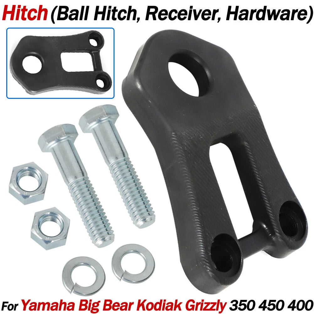 Hitch Ball Receiver for Yamaha Big Bear Kodiak 400 Grizzly 350 450 (1998–2023)