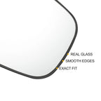 Heated Left Side White Mirror Glass for Hyundai I10 (2007–2010)