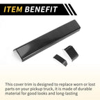 Set of 1 Carbon Fiber Pattern Instrument Strip Cover for Toyota Tundra (2022–2024)