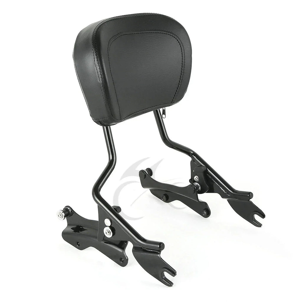 Detachable Sissy Bar Backrest Rack Docking Kit for Harley Touring (2014-2025)