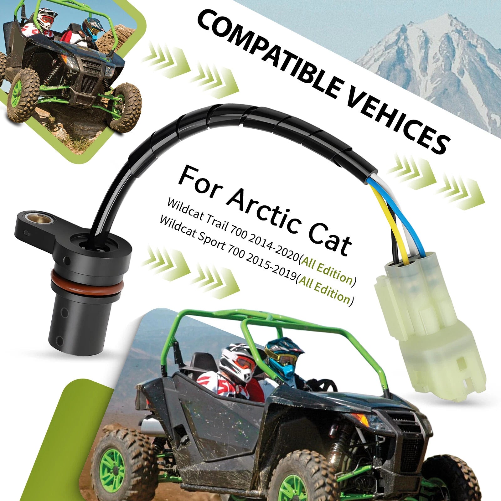 Cam Timing Sensor for Arctic Cat Wildcat Trail 700 (2014–2020)