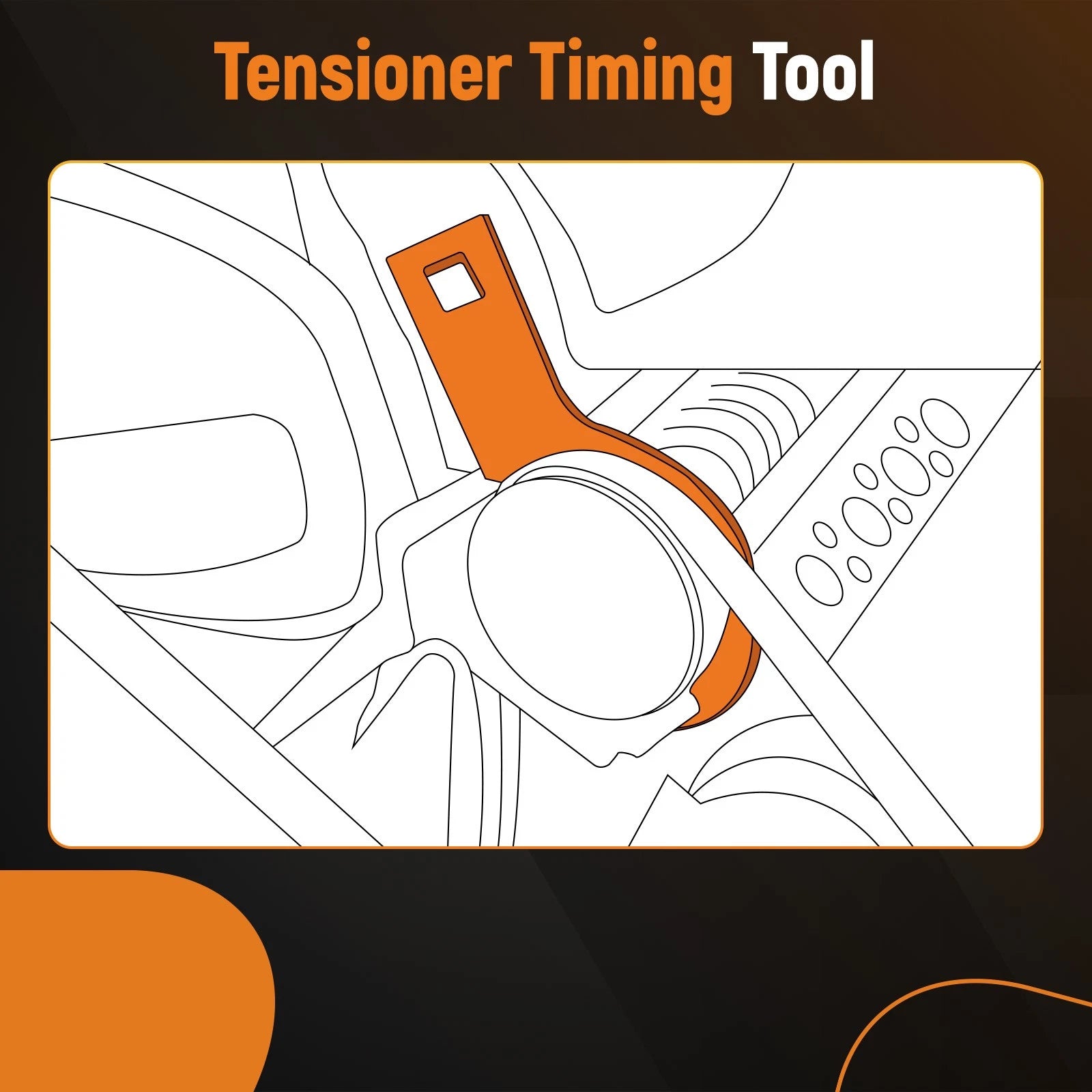 Timing Camshaft Alignment Tool for Jaguar Land Rover Range Rover Sport (2005–2013)