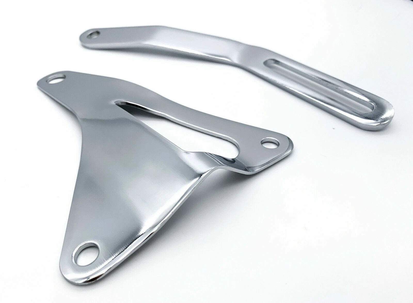 Chrome Alternator Bracket Set for Ford Mercury SBF 289 302 (1965–1980)