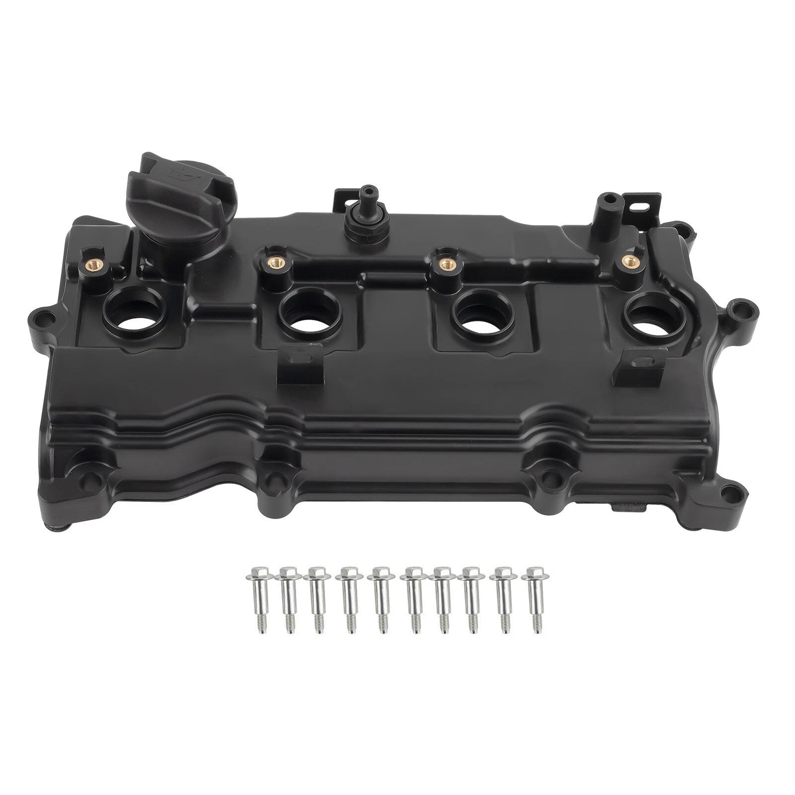 Valve Cover Set for Infiniti QX60 Nissan Altima Murano Rogue (2014–2017) Black