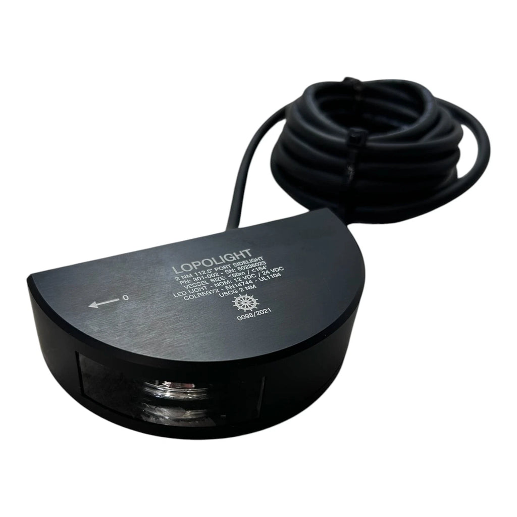 Lopolight 301-002-B Port Side LED Navigation Light for USCG2 NM (12V/24VDC)