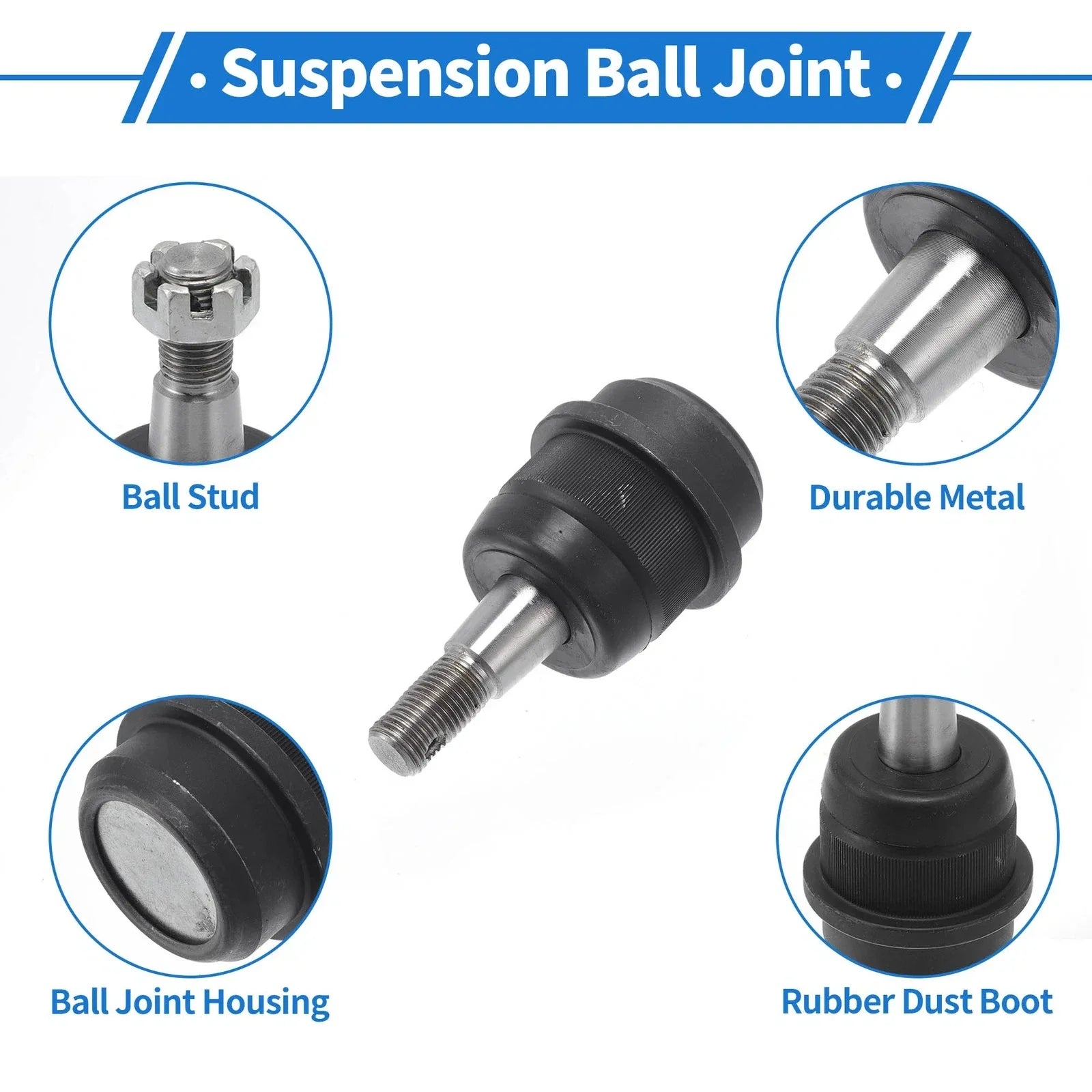 2 x Front Lower Ball Joints for Dodge Ram 1500 (1994-2001)